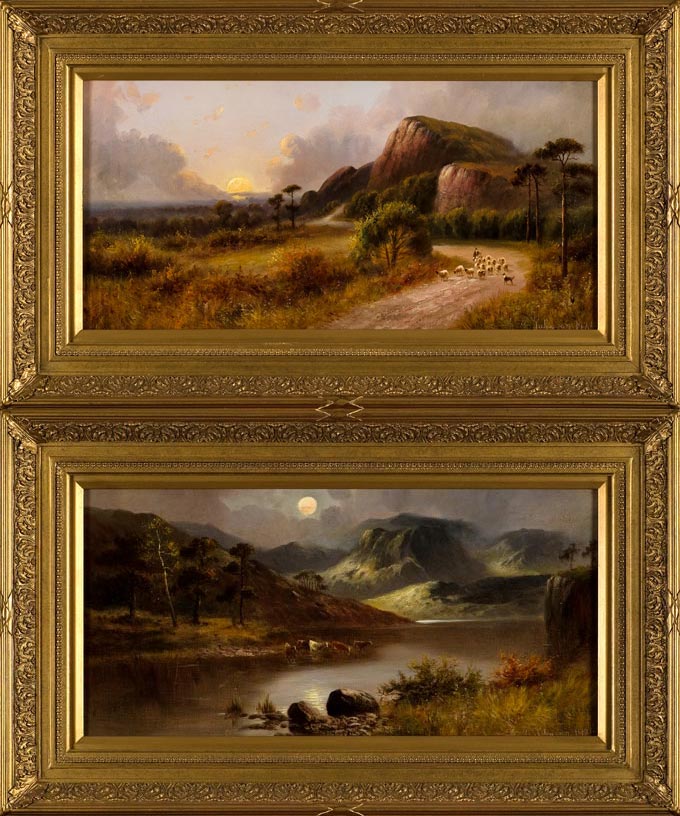 Pair of S.Y. Johnson Paintings