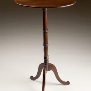 English Oval Tripod Table