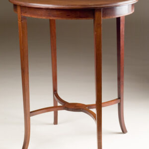 Inlaid Oval Occasional Table
