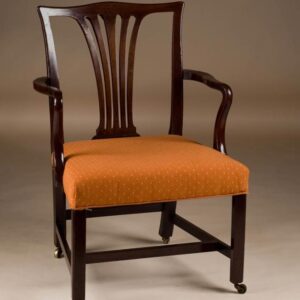 Old English Mahogany Armchair