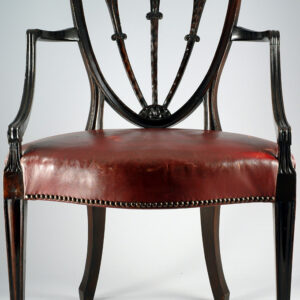 Antique Shield Back Armchair