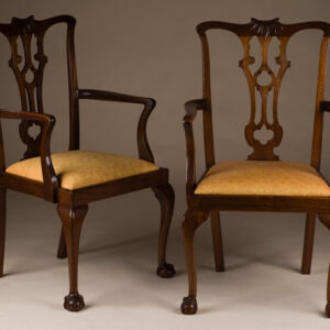 Pair of Chippendale Style Armchairs