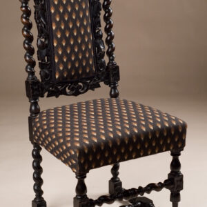 Carved Oak Side Chair