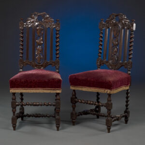 Pair of Jacobean Style Chairs