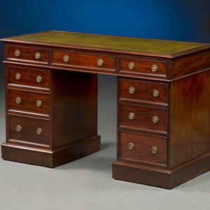 English Antique Pedestal Desk