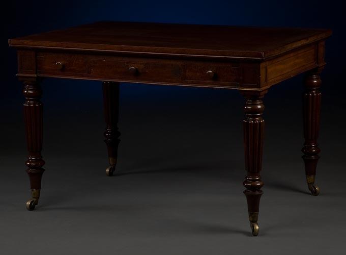 Regency Library Partner's Desk