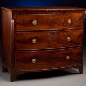 Old English Bow Front Chest