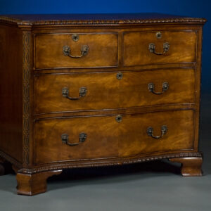 19th Century Serpentine Chest of Drawers