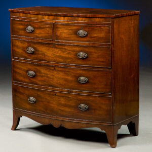 George III Bow Front Chest of Drawers