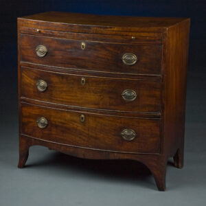 Georgian Mahognay Bow Front Chest of Drawers