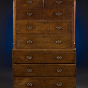 Oak Chest On Chest