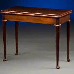 English Folding Top Card Table