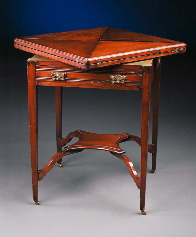 Antique Envelope Card Table