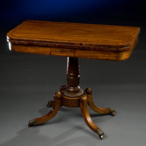 William IV Folding Card Table