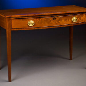 George III Bow Front Side Table