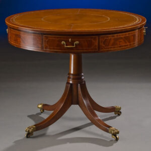 Sheraton Style Custom Drum Table