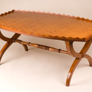 Reproduction Yew Wood Coffee Table