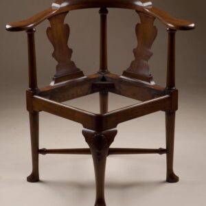 Reproduction Mahogany Corner Chair