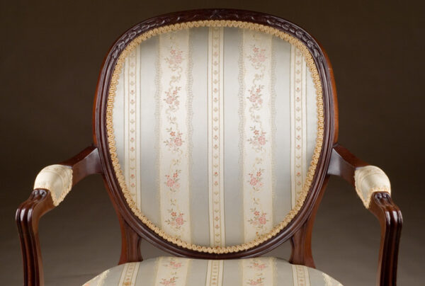 Custom Hepplewhite Style Armchair - Image 2