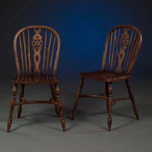 Pair of Wheel Back Windsor Chairs