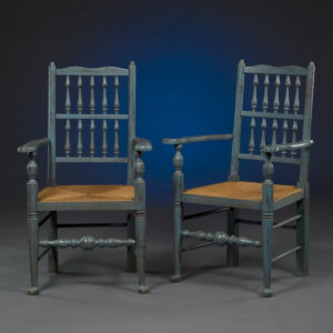 Pair of Painted Arm Chairs