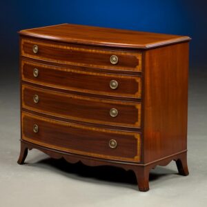 Reproduction Bow Front Chest