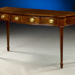 Custom Serpentine Serving Table
