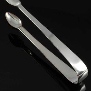 Fused Sheffield Silver Sugar Tongs