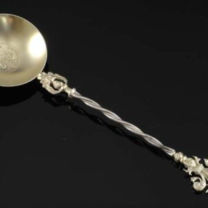 Silver Gilt Christening Spoon
