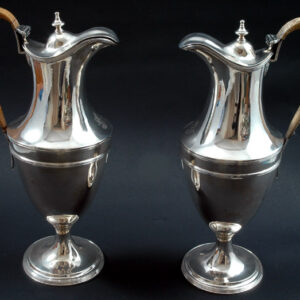 Georgian Silver Claret Jugs