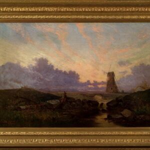 Windmill Sunset By J.J. Holland