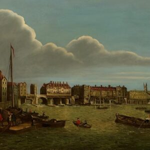 Town by the Water Painting
