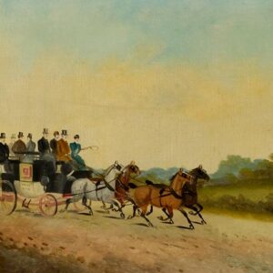 Pair of Coaching Scenes By P.H. Rideout