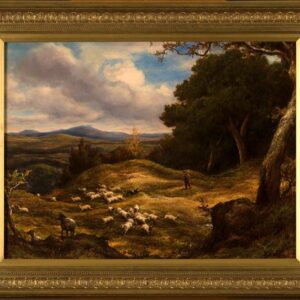 Sheep in a Landscape By Linnell