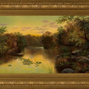 Edgar Longstaffe River Scene