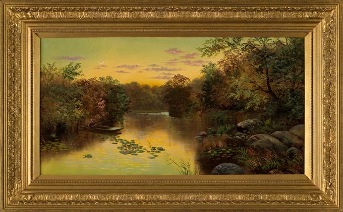 Edgar Longstaffe River Scene