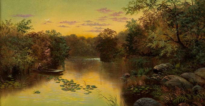 Edgar Longstaffe River Scene - Image 2