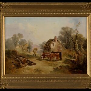 19th Century Farm Scene -SOLD