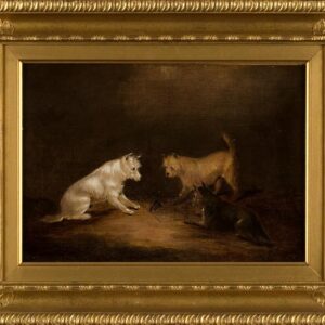 Terriers After a Trapped Rat