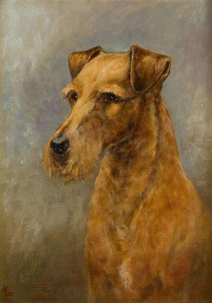 Pair of Irish Terrier Portraits - Image 2