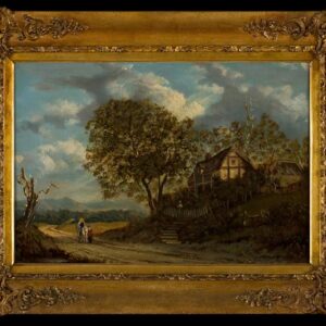 G.J. Knight Cottage Scene