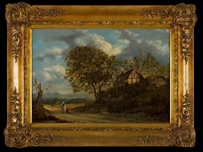 G.J. Knight Cottage Scene