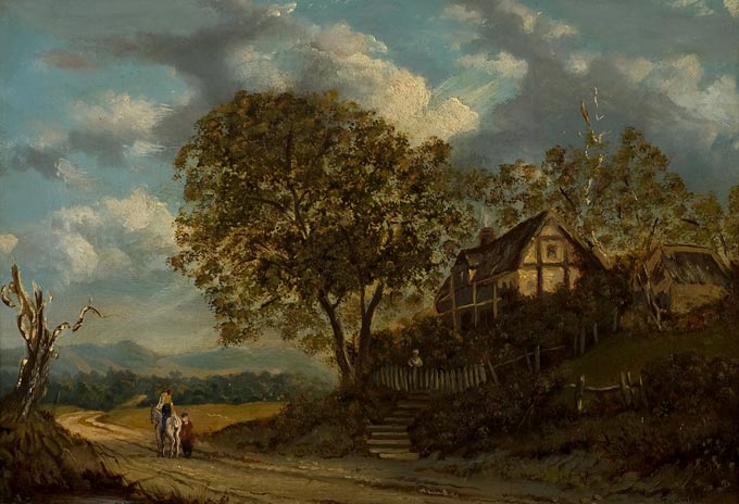 G.J. Knight Cottage Scene - Image 2