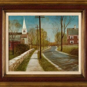 20th Century Rural Road Scene