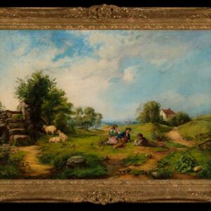 Children Playing in a Landscape