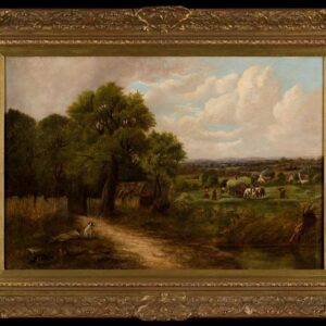 Oil Painting of Harvest Time