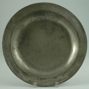 English Antique Pewter Charger