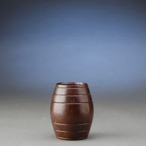 Barrel Shaped Tobacco Box