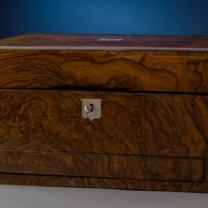 Burl Walnut Lady's Dressing Case