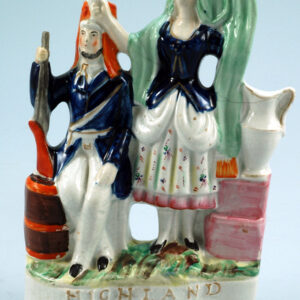 Staffordshire Pottery Figure - Highland Jessie